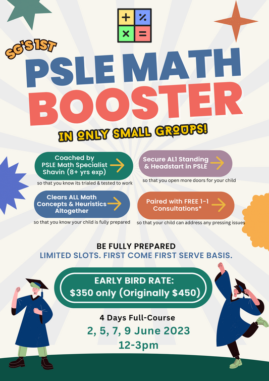 Top Student PSLE Math Booster June 2023