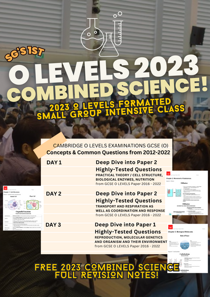COMBINED SCIENCE O-LEVEL INTENSIVE CLASS 2023